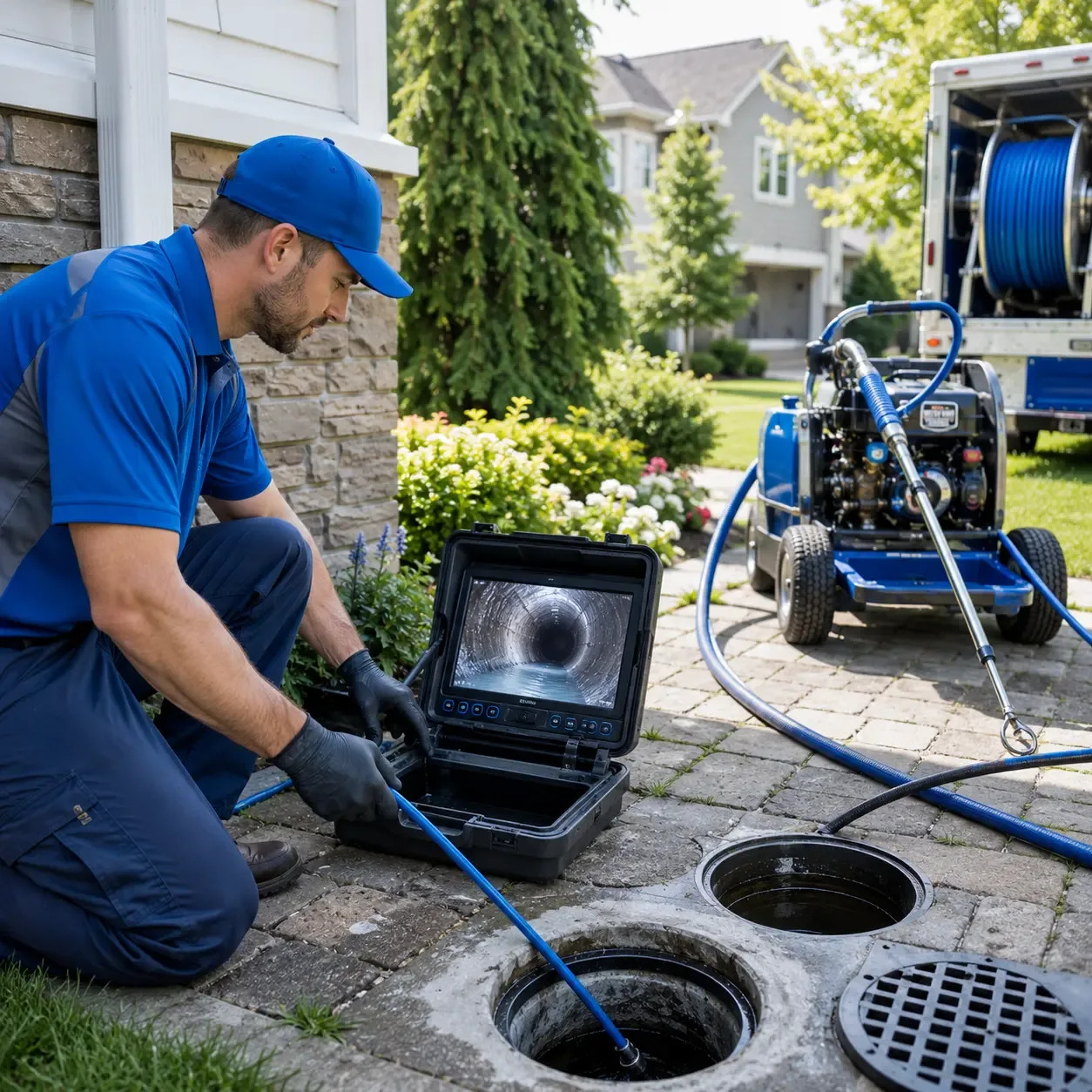 Outdoor drain cleaning professionals serving Oak Grove, LA